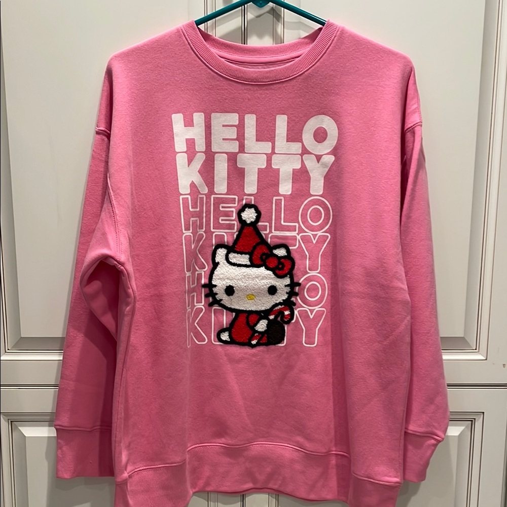 HELLO KITTY Holiday Pink Sweatshirt ๐ - Picture 6 of 6